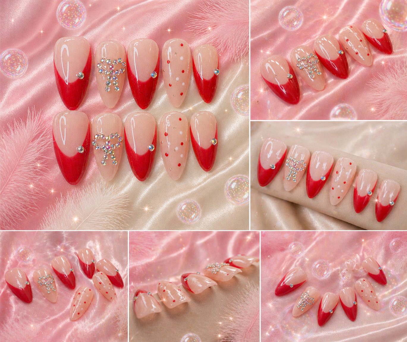 Glitzy Almond Sets!!! Size L